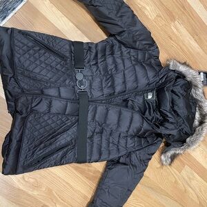 North face quilted down parka women’s size XL